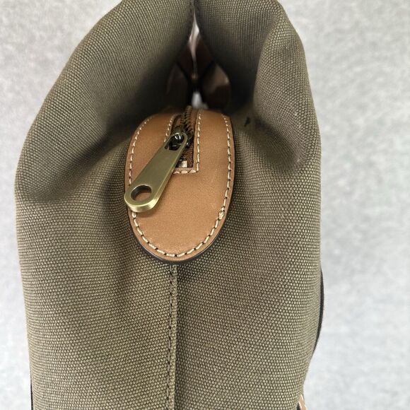 Michael Kors Raven Large Canvas Shoulder Bag Tote‎ Signature Green Signature NEW - Picture 9 of 16
